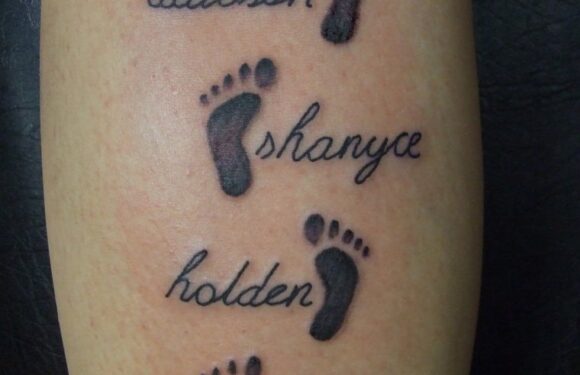 🖤 Татуировки с надписями о детях (45 фото)