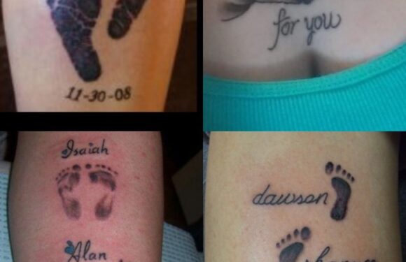 🖤 Ножки младенца: приятные татуировки (47 фото)