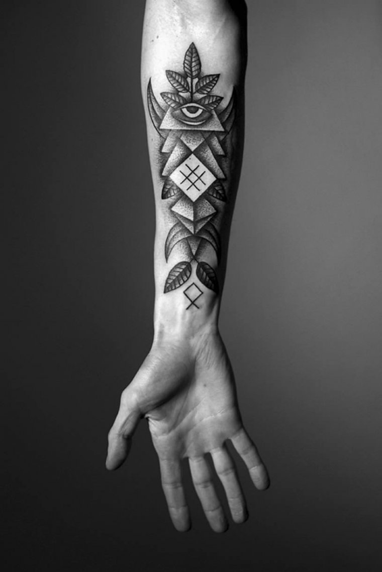Татуировки для мужчин на руке (54 фото)9