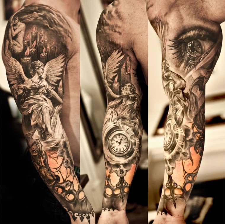 Татуировки для мужчин на руке (54 фото)15