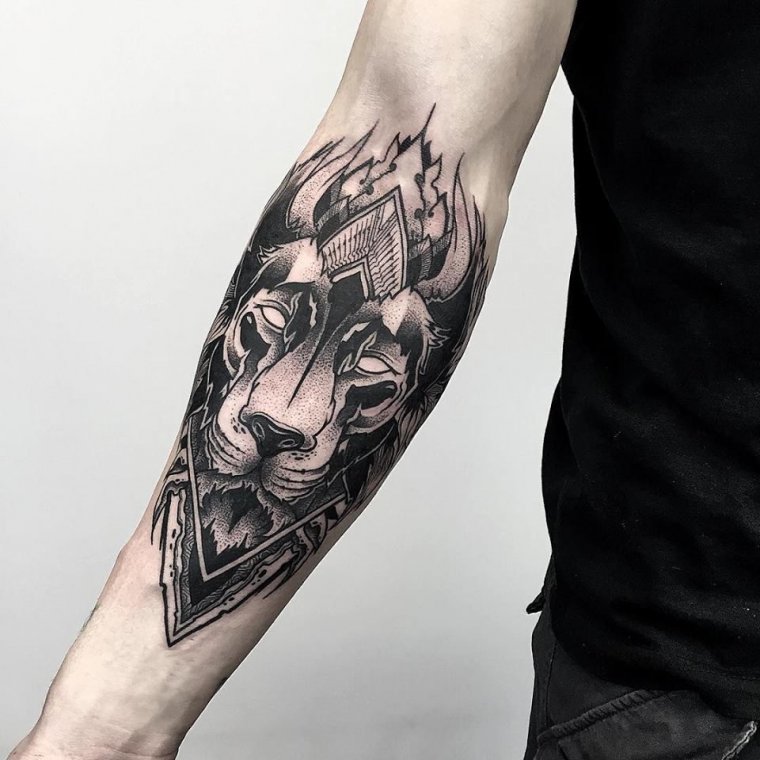 Татуировки для мужчин на руке (54 фото)10