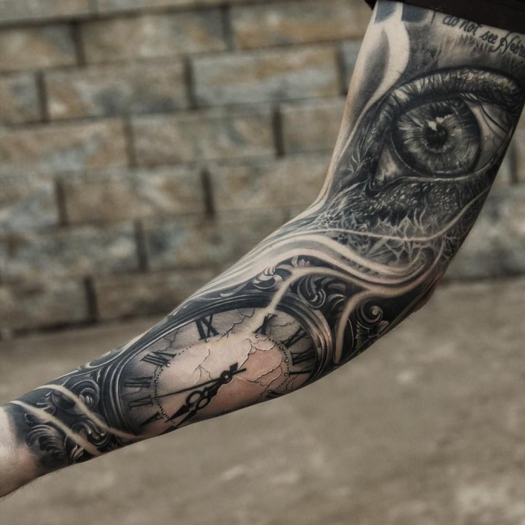 Татуировки для мужчин на руке (54 фото)43