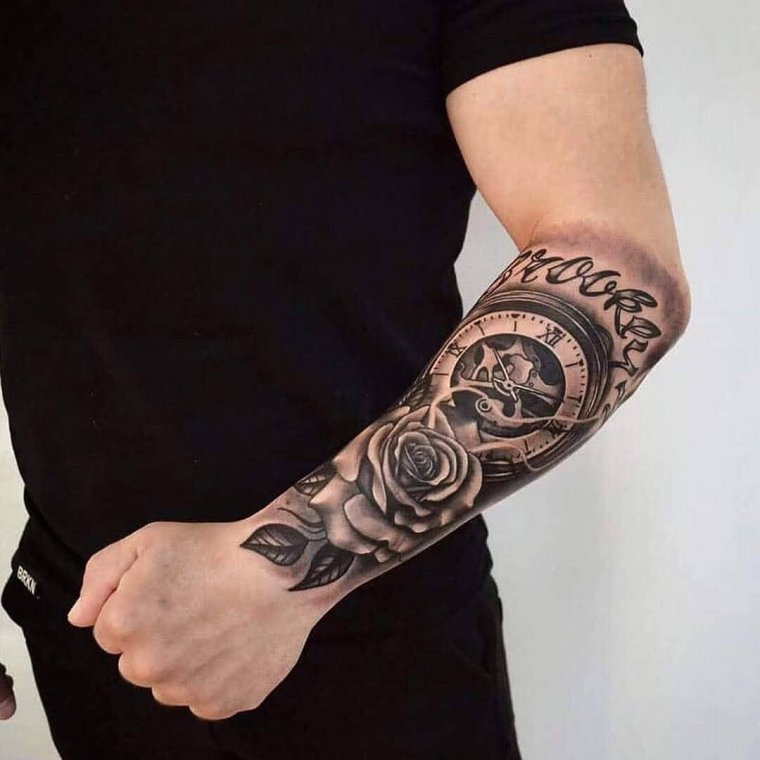 Татуировки для мужчин на руке (54 фото)38