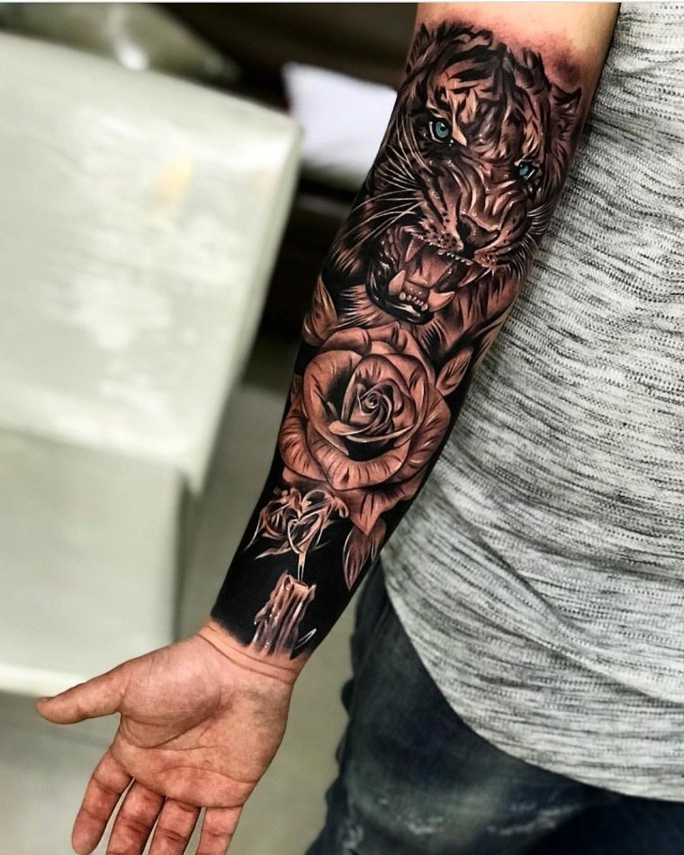 Татуировки для мужчин на руке (54 фото)14