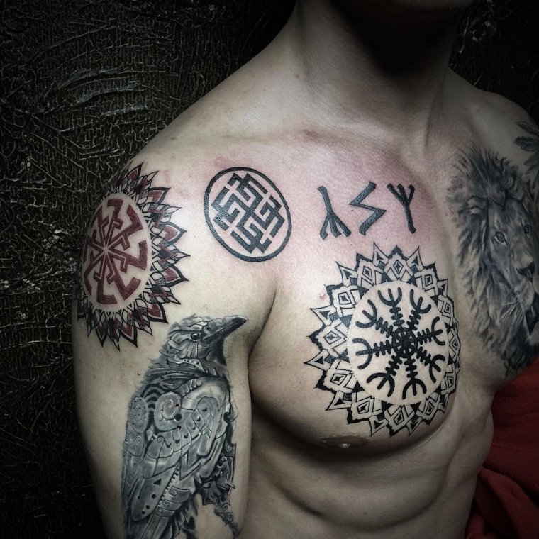 🖤 Тату в стиле древних славян: подборка (46 фото) 1 тату