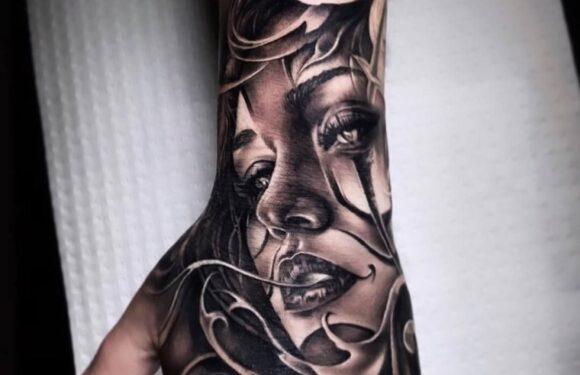 🖤 Мужские тату на предплечье в стиле «Чикано» (46 фото)