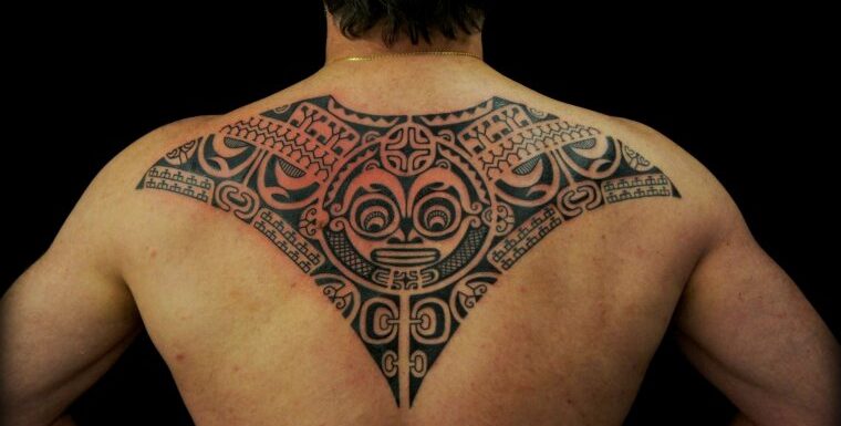 🖤 Тату на спине: мужские татуировки на всю спину (44 фото)