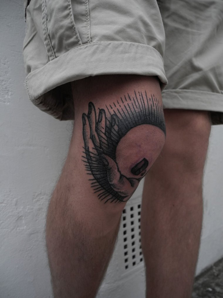 Мужские татуировки на ноге (46 фото)22