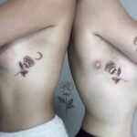 🖤 Тату для лучших подруг: парные татуировки для девушек (47 фото) 18 девушки