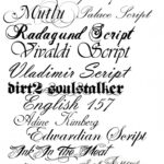 🖤 Красивые шрифты для тату - латиницей (45 фото) 9 Каппадокия