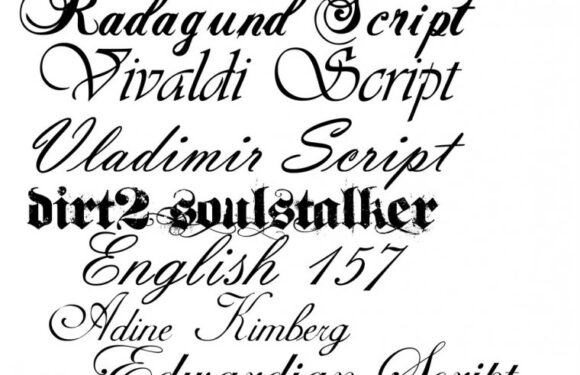 🖤 Красивые шрифты для тату — латиницей (45 фото)
