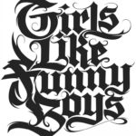 🖤 Шрифты для тату: надписи на английском языке (39 фото) 5 Девушки с татуировками