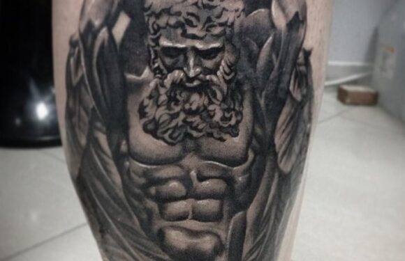 🖤 Татуировки «Боги Олимпа» — реализовано (60 фото)