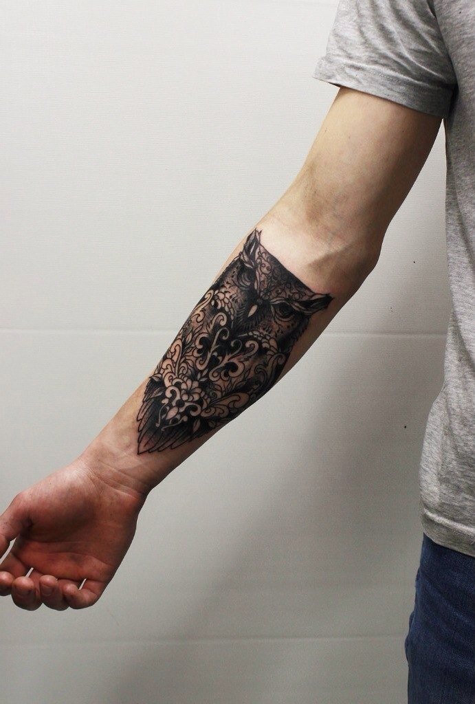 Тату для мужчин на предплечье (44 фото)42