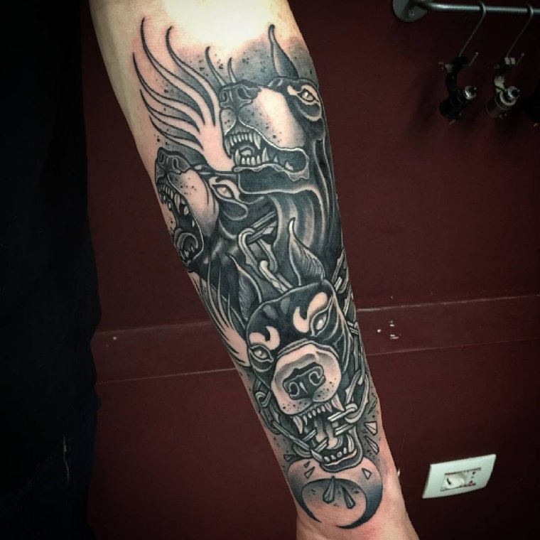 Тату для мужчин на предплечье (44 фото)28