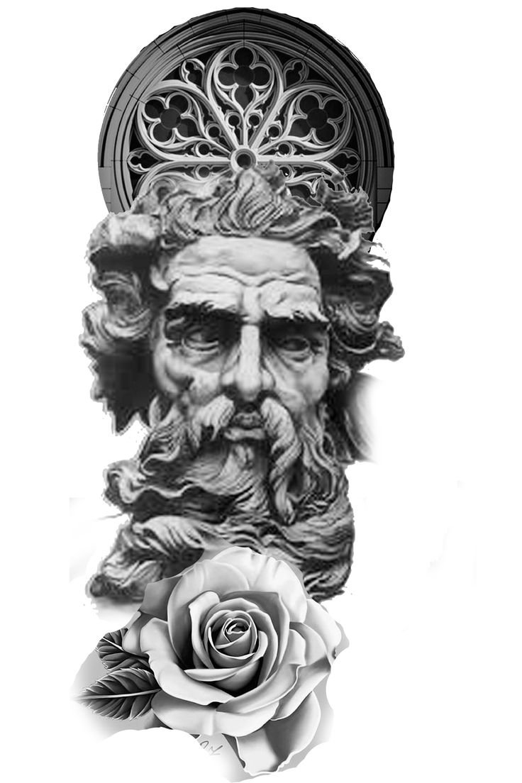 Статуи древней Греции эскиз тату