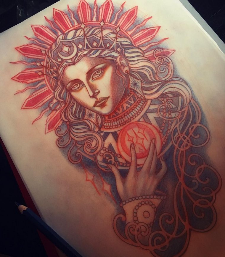 Тату Макошь (49 фото)29