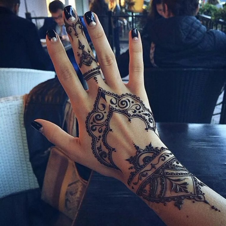 Тату на кисти руки для девушек (38 фото)19