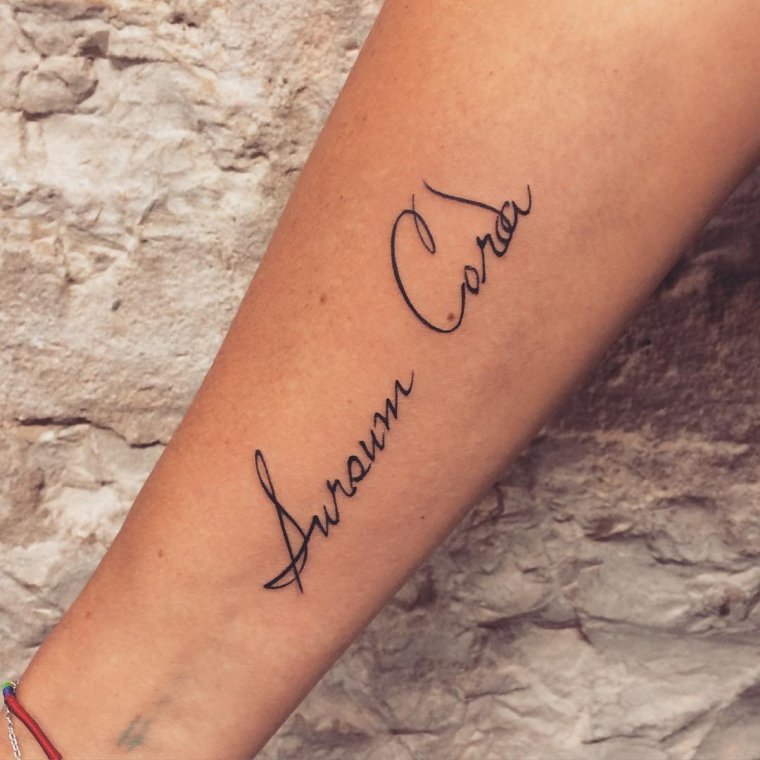 Тату на латыни дорогу осилит идущий (47 фото)8