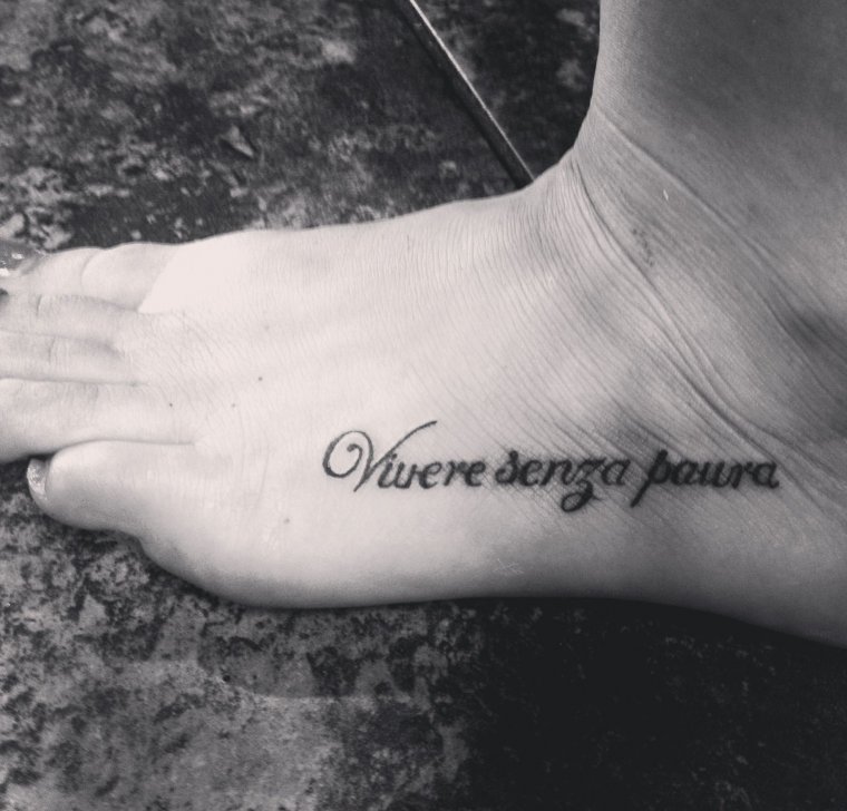 Тату на латыни дорогу осилит идущий (47 фото)3