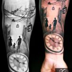 🖤 Татуировки "время уходит" - со смыслом (45 фото) 1 тату