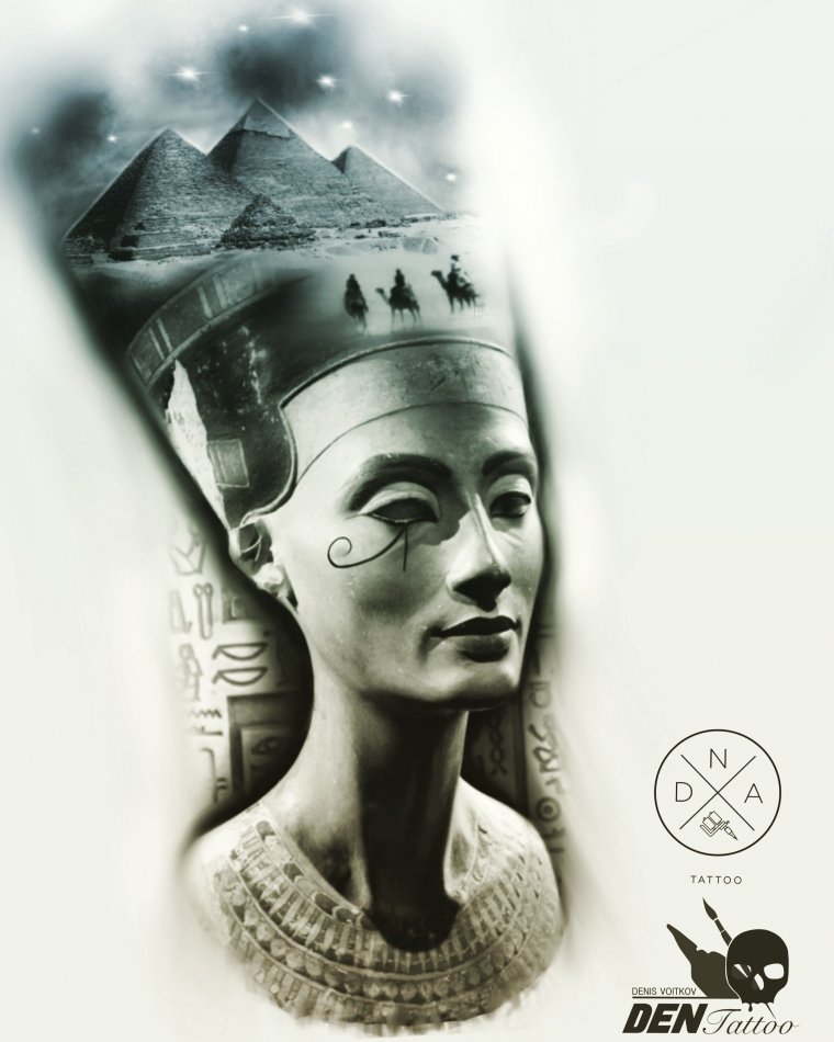 Египетские эскизы тату (49 фото)29