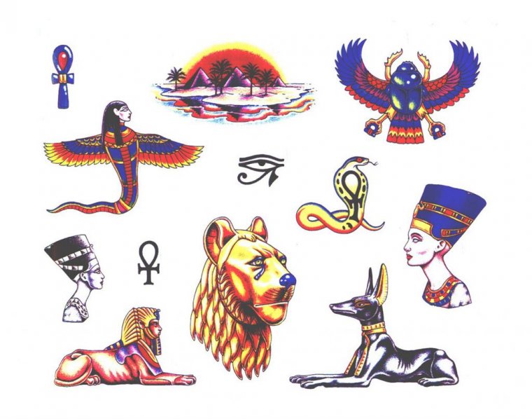 Египетские эскизы тату (49 фото)0