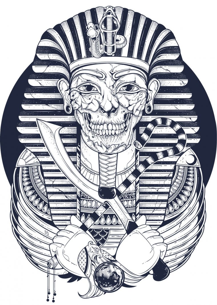 Египетские эскизы тату (49 фото)25