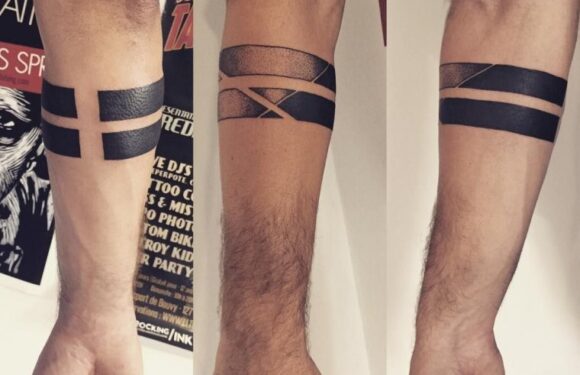 🖤 Мужские татуировки вокруг руки: для парней то, что нужно (48 фото)