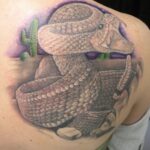 🖤 Мужские татуировки - змея на плече (45 фото) 7 спиннинг