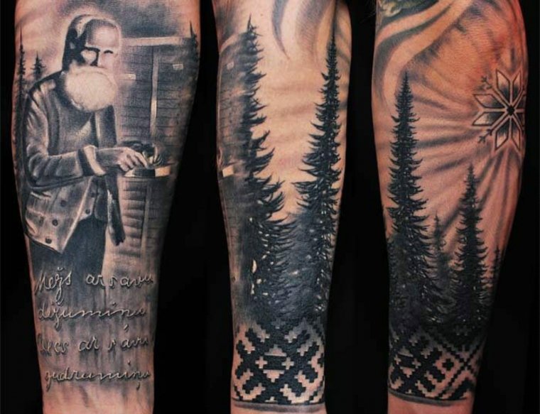 Славянские тату на предплечье (39 фото)17