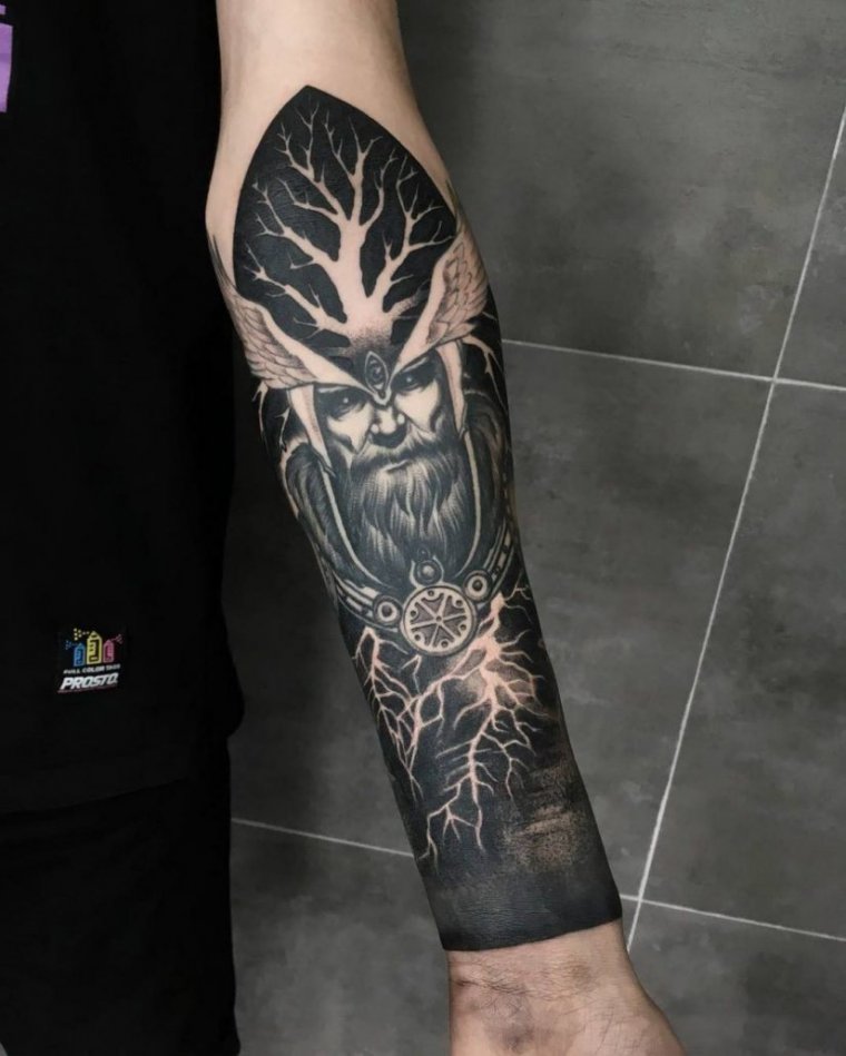 Славянские тату на предплечье (39 фото)38