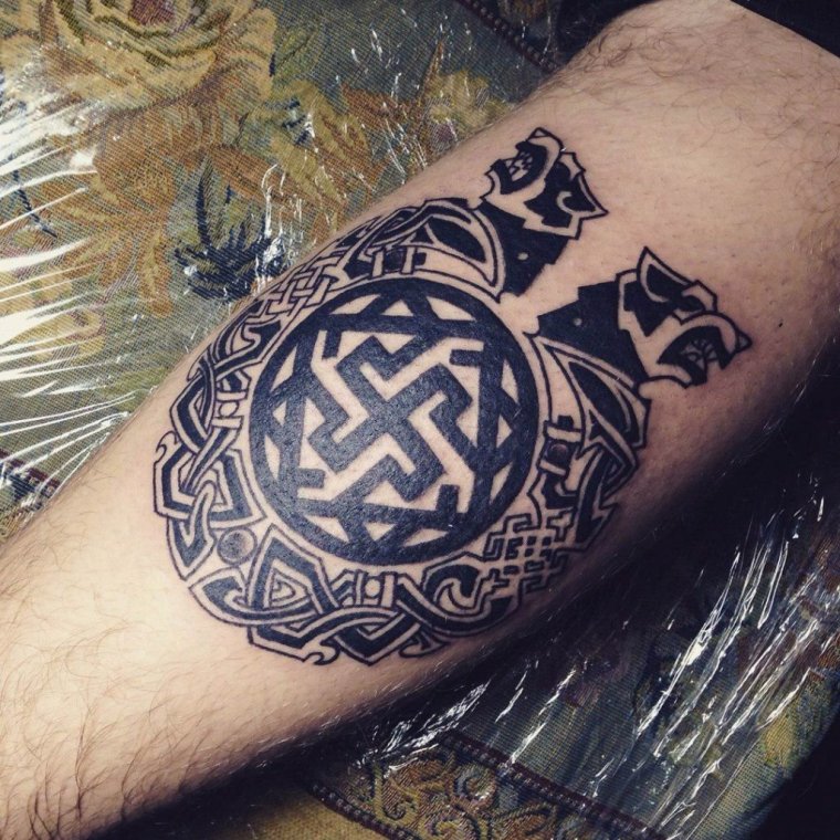 Славянские тату на предплечье (39 фото)11