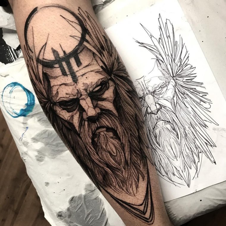 Славянские тату на предплечье (39 фото)8