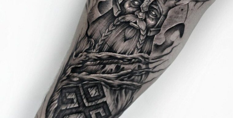 🖤 Славянские татуировки на предплечье для мужчин (40 фото)