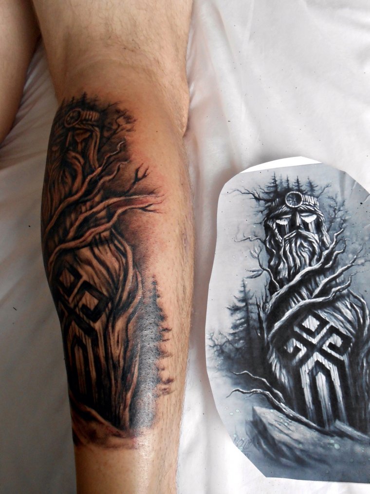 Славянские тату на предплечье (39 фото)33