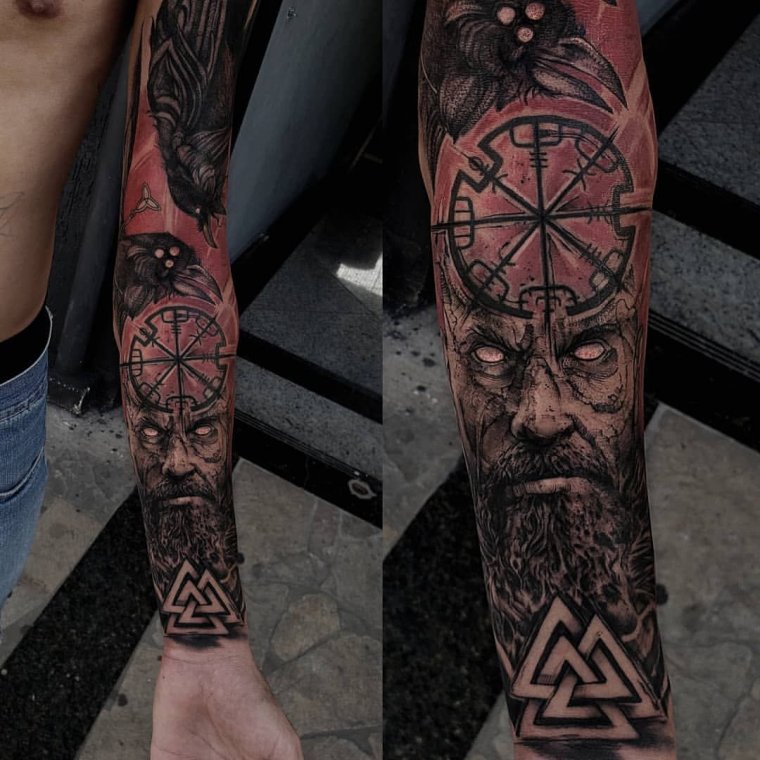 Славянские тату на предплечье (39 фото)34