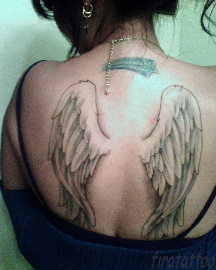 Тату крылья ангела на спине (27 фото)6