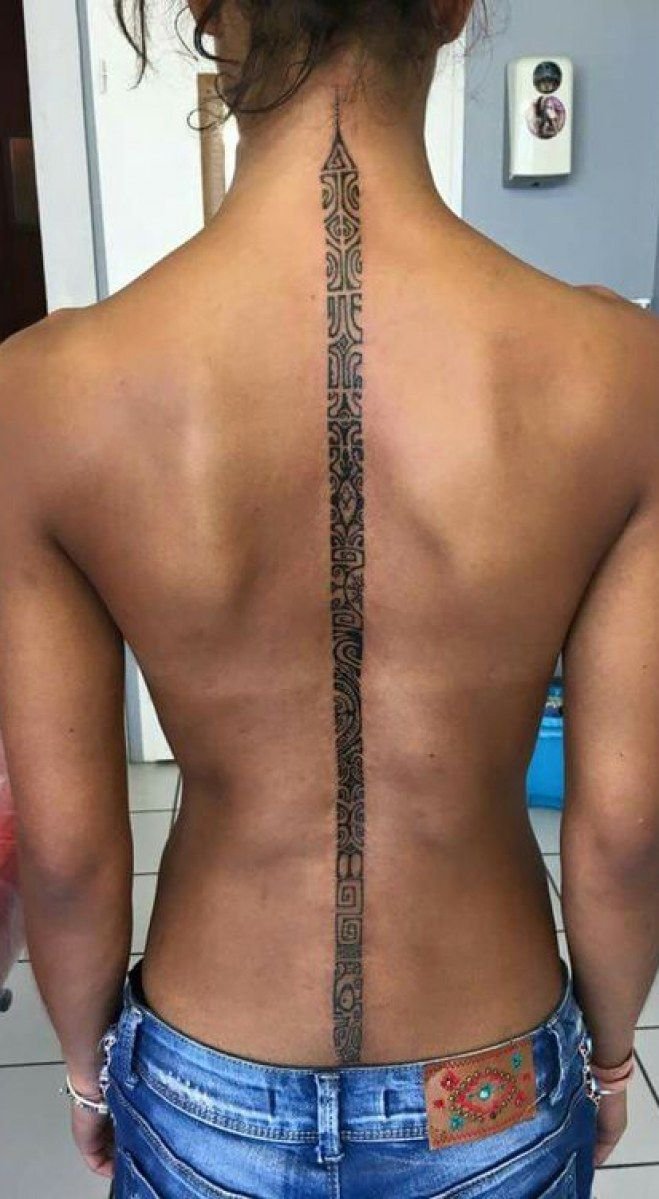 🖤 Татуировки на позвоночнике (30 фото) 16 Тату на позвоночнике (32 фото)16