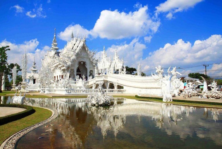 Невероятный Белый храм Ват Ронг Кхун (18 фото) 2 Белый храм Ват Ронг Кхун