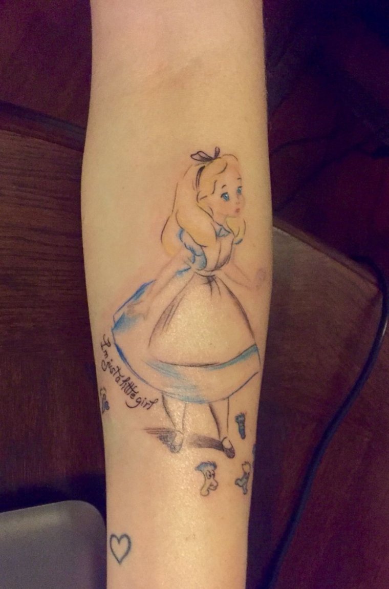 Тату - Алиса в стране чудес (31 фото) 3 Тату