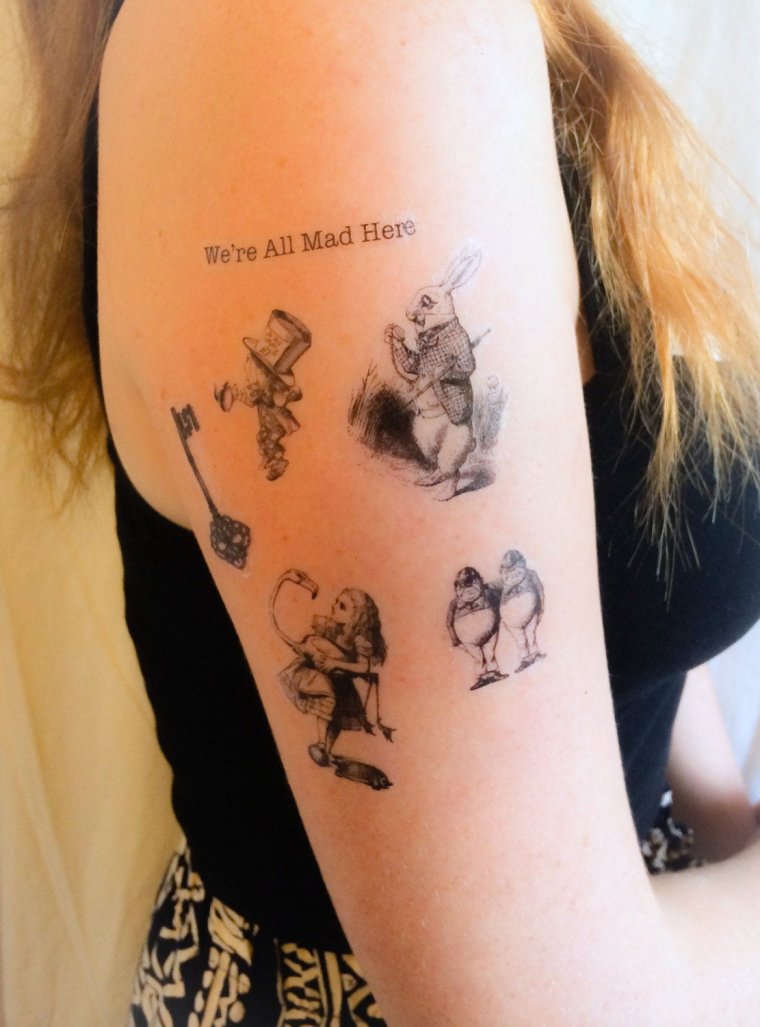 Тату - Алиса в стране чудес (31 фото) 23 Тату