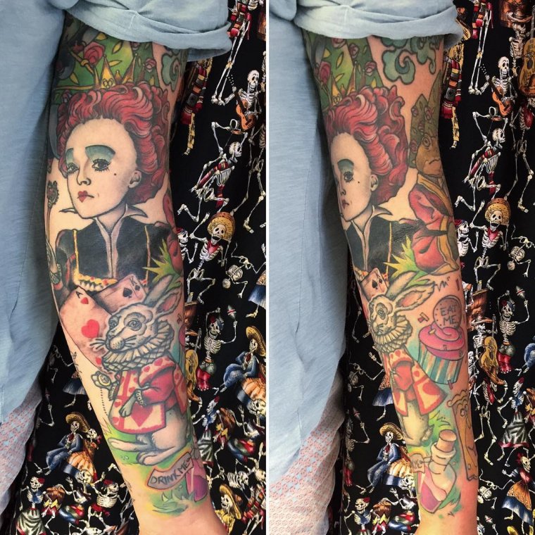 Тату - Алиса в стране чудес (31 фото) 27 Тату