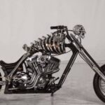 Мотоциклы чопперы стилизованные под скелет - 45 фото 8 спиннинг