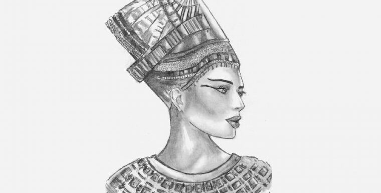 Тату «Нефертити» — эскизы, рисунки и (49 фото)
