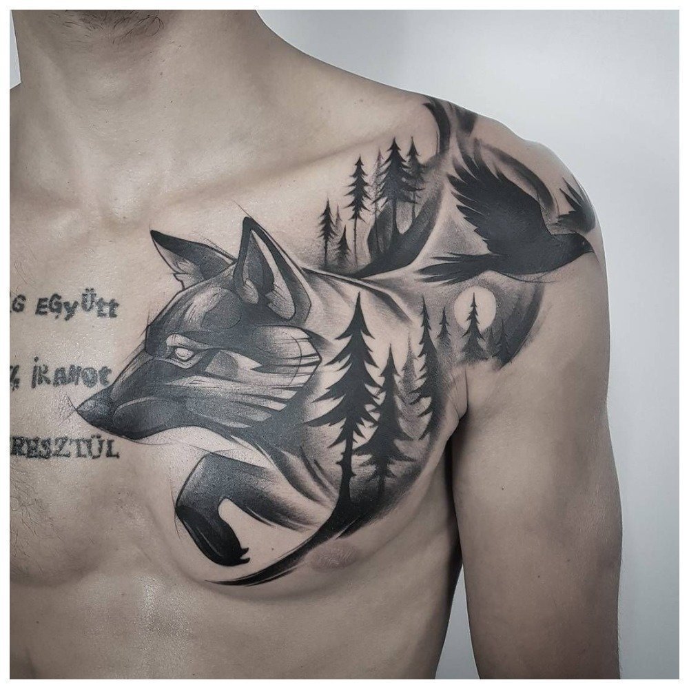 Что означает тату волка и в чем ее популярность 3 тату волка