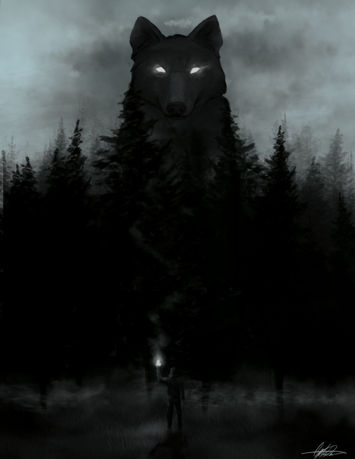 Арты: Черный волк (51 фото) 13
