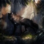 Черный волк (51 рисунок) 77 Букский каньон