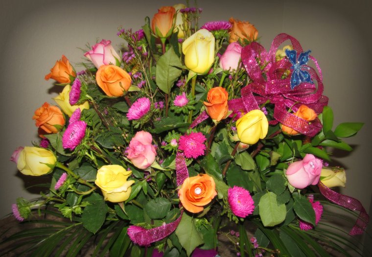 Красивые букет цветов: подборка - 70 фото 1 букеты цветов