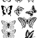 Эскизы бабочек для тату (39 фото) 20